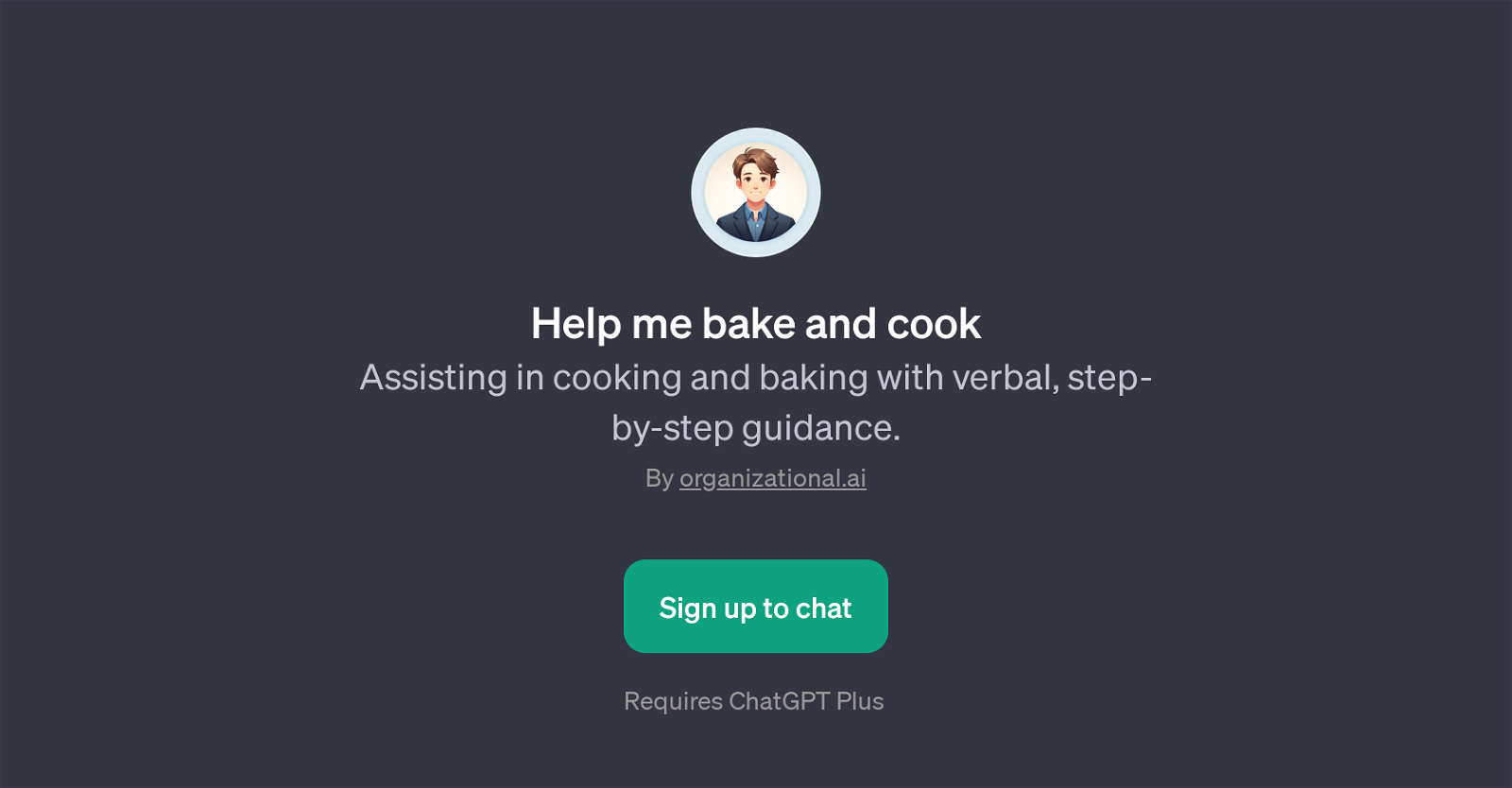 Help me bake and cook website
