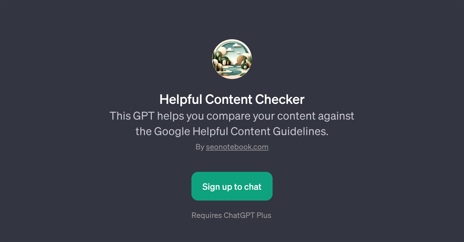 Helpful Content Checker website