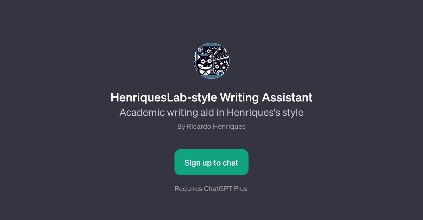 HenriquesLab-style Writing Assistant website