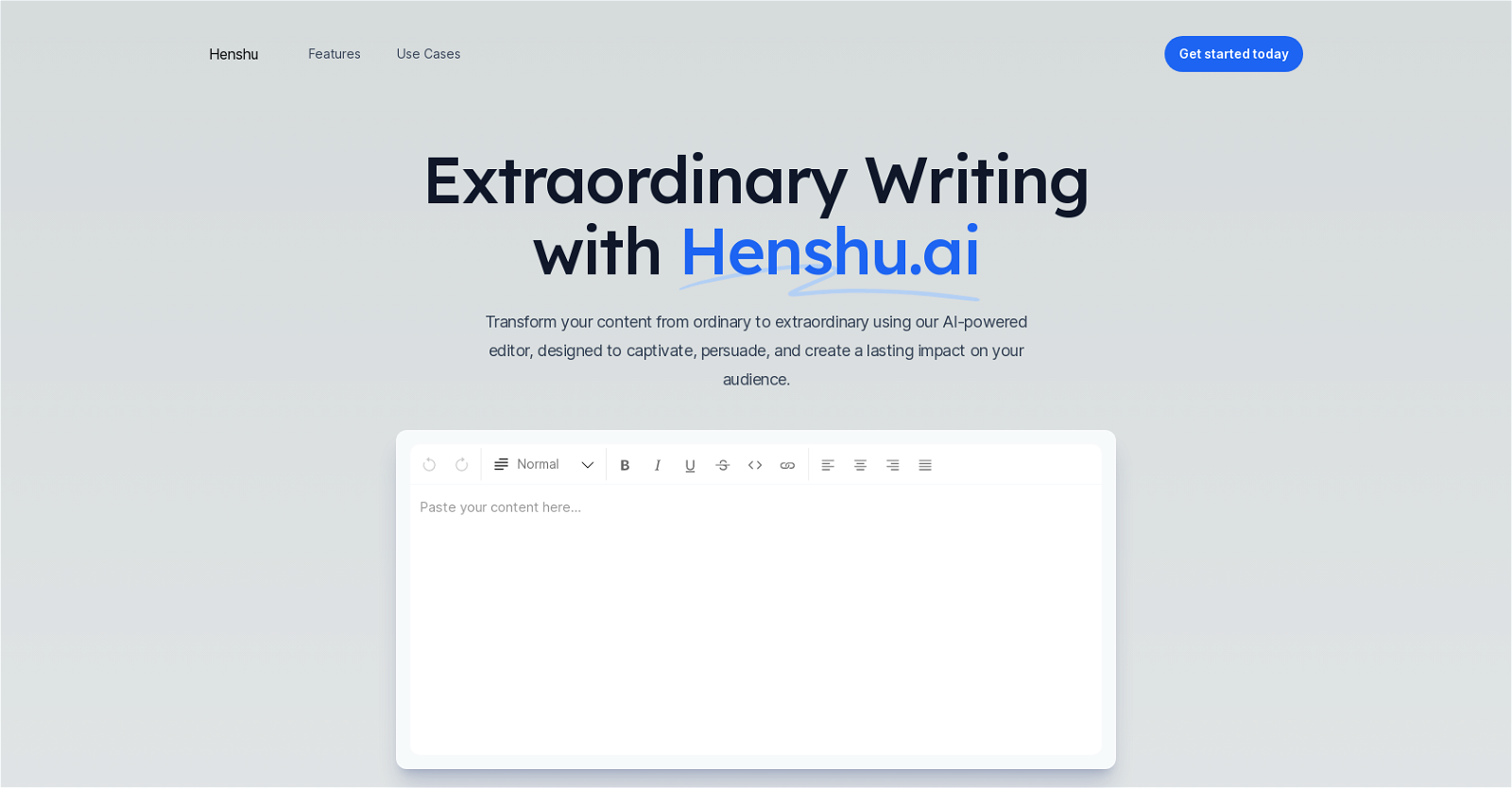 Henshu website