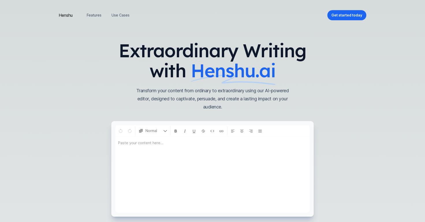 Henshu website