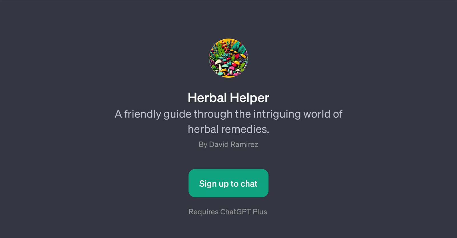 Herbal Helper website