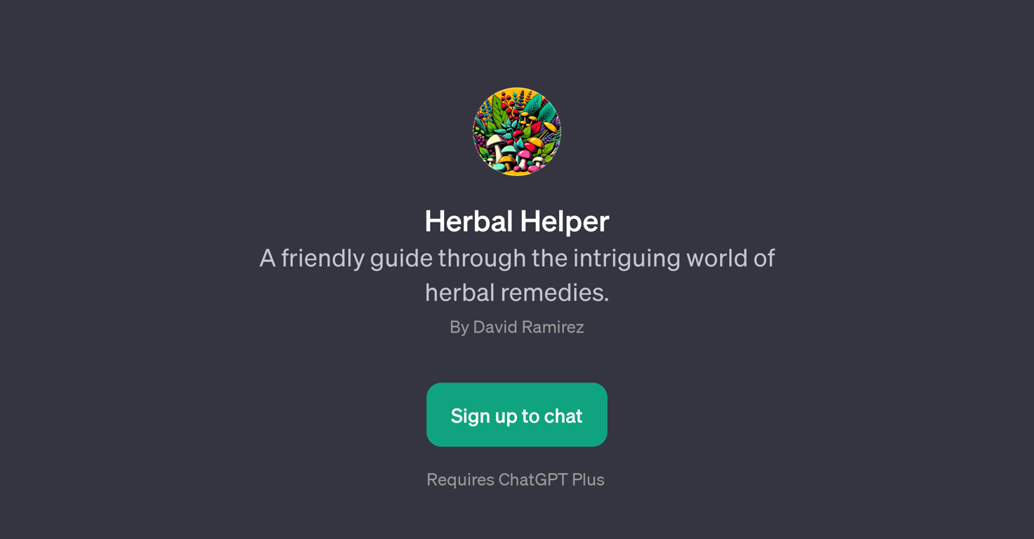 Herbal Helper website