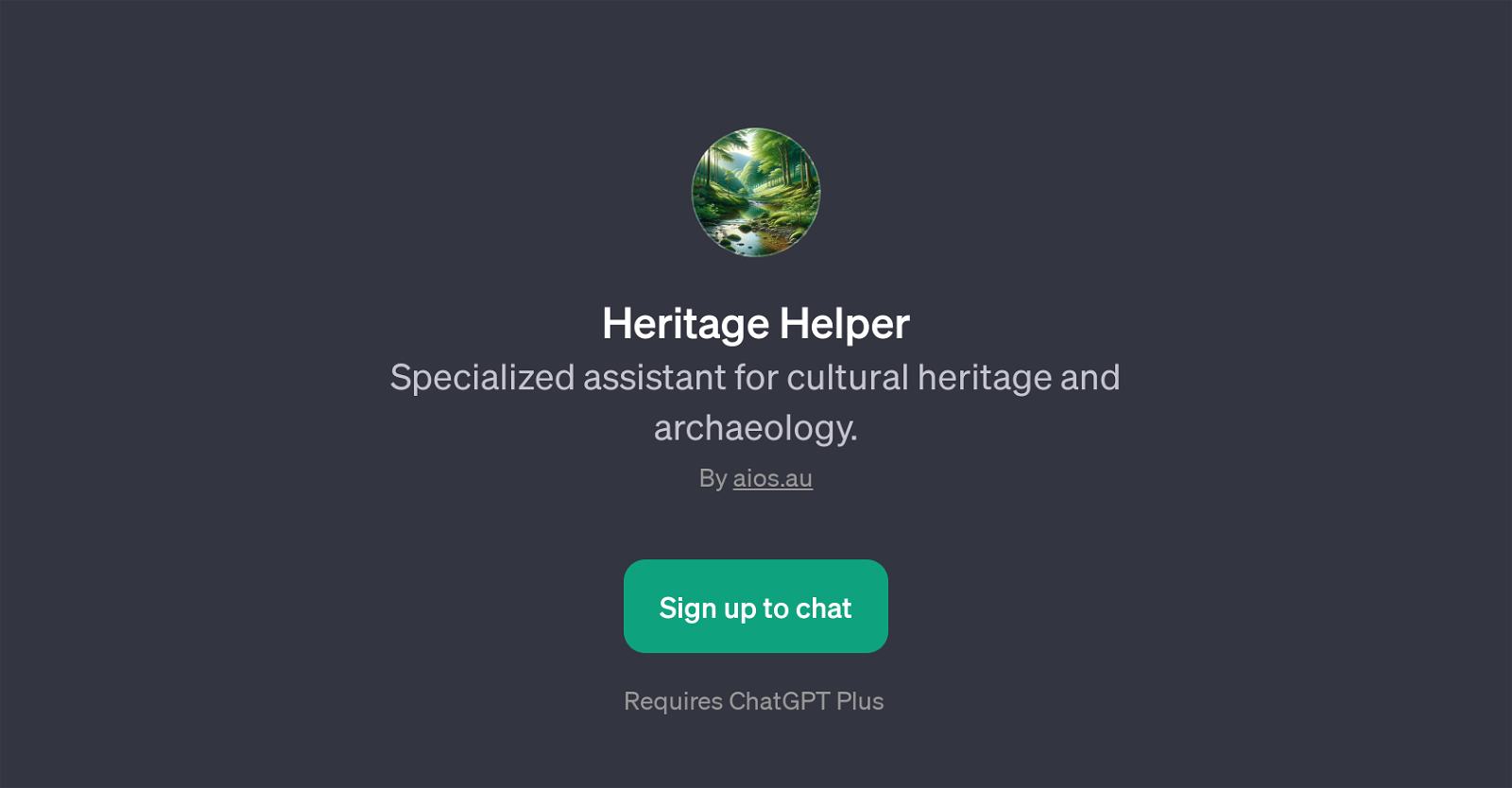 Heritage Helper website
