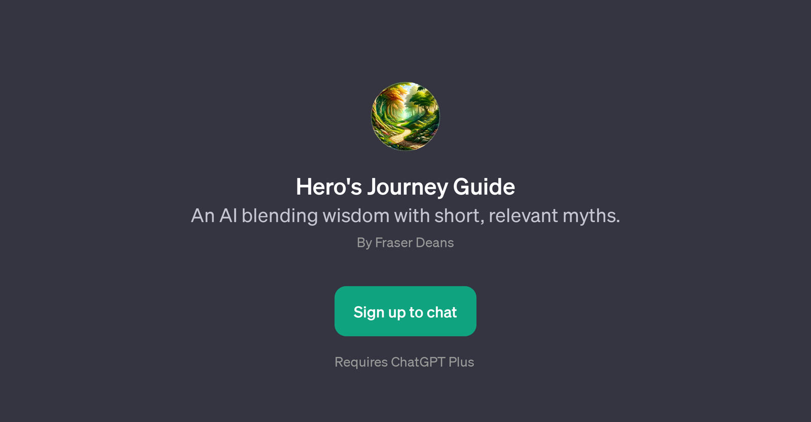 Hero's Journey Guide website