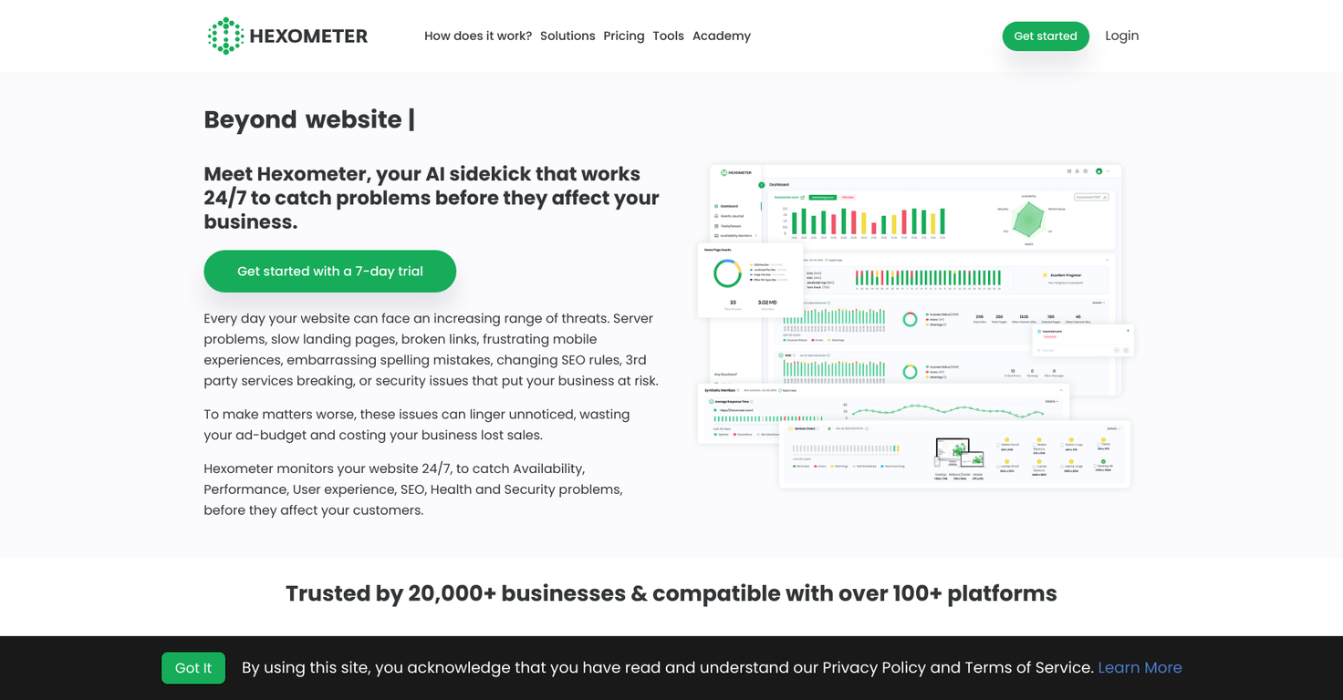 Hexometer website