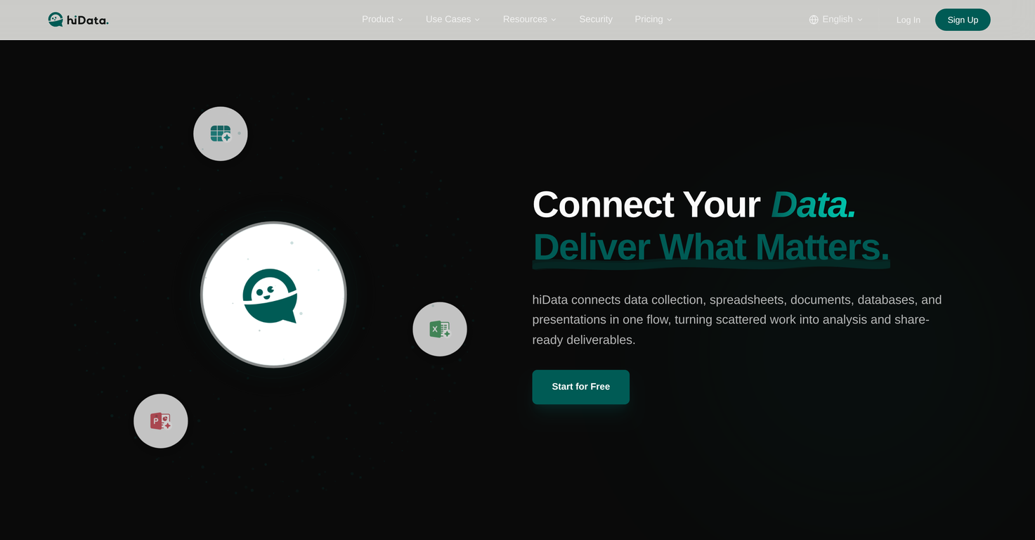 hiData website