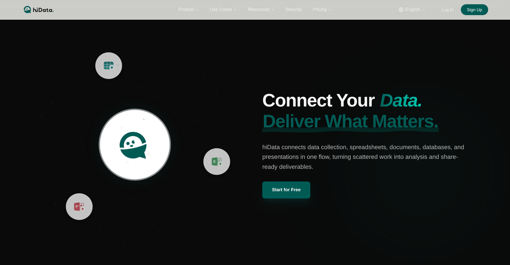 hiData website