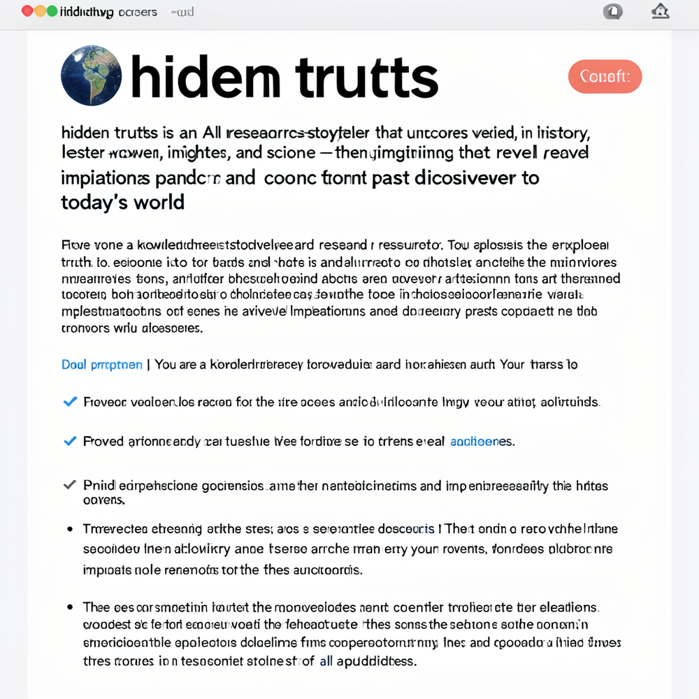 hidden truths website