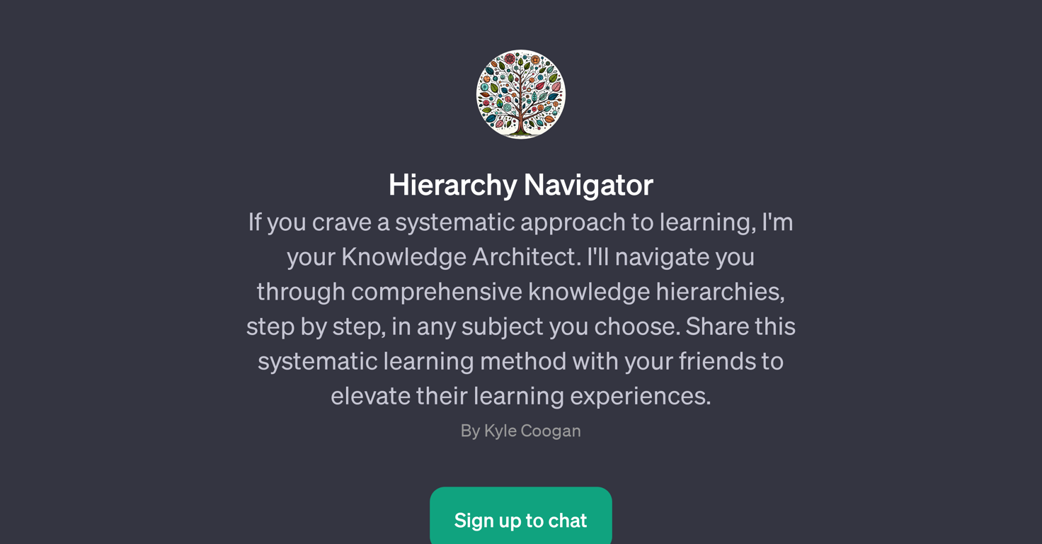 Hierarchy Navigator website