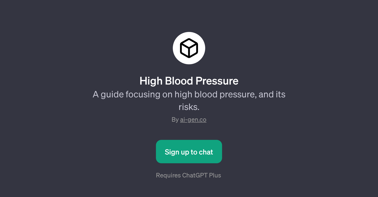 High Blood Pressure GPT website