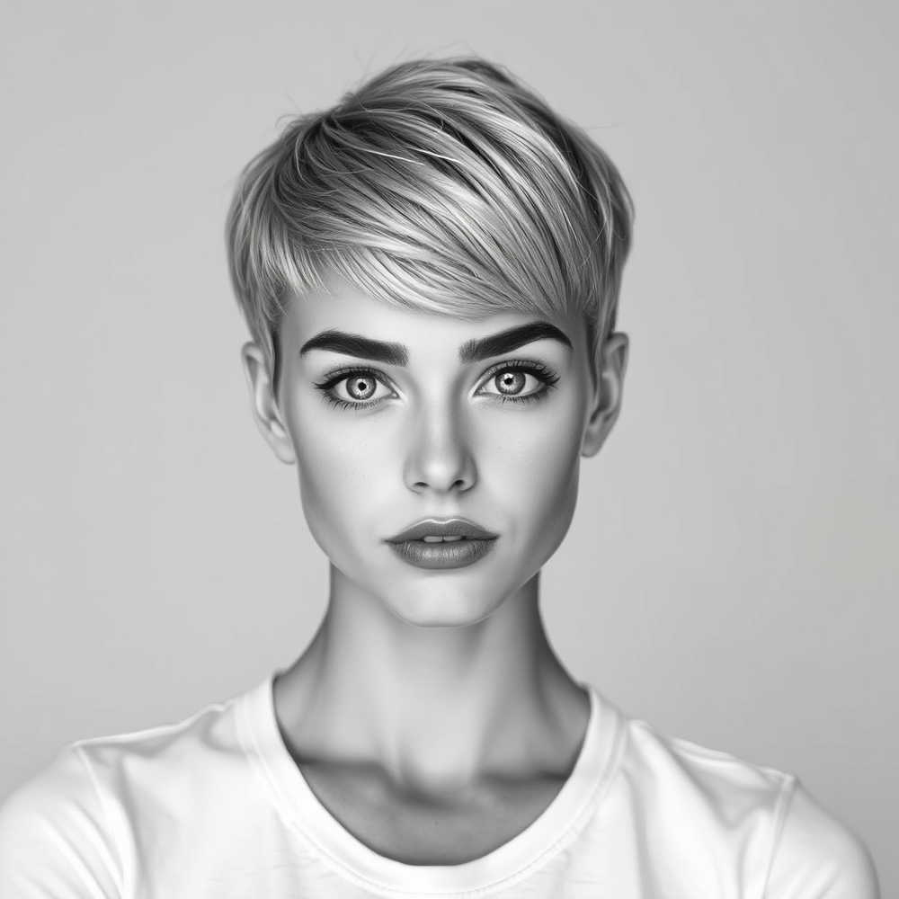 High-Contrast Black And White Editorial Portrait website