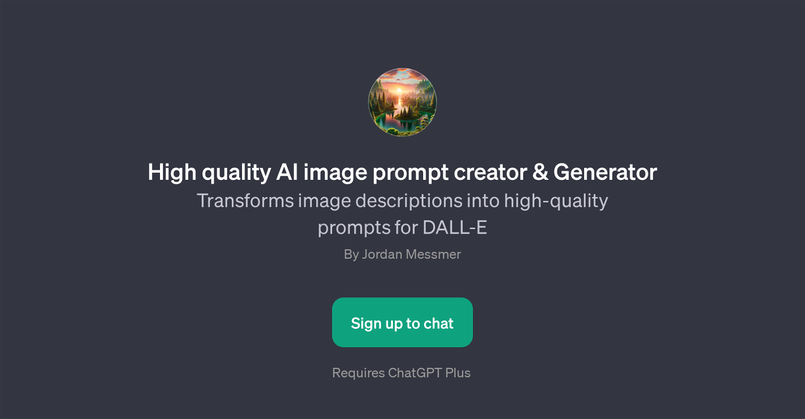 High quality AI image prompt creator & Generator website
