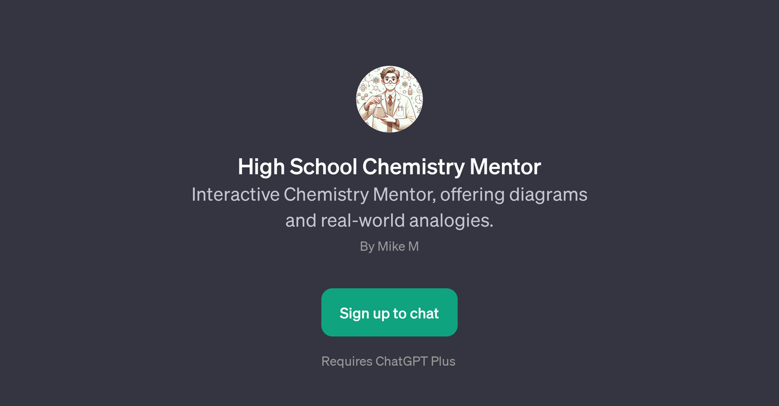 High School Chemistry Mentor website
