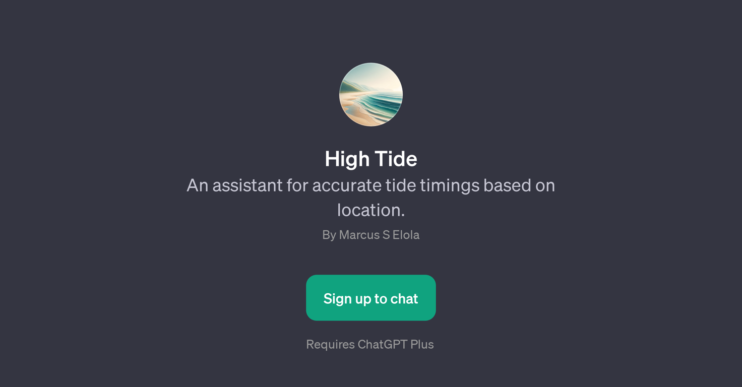 High Tide website