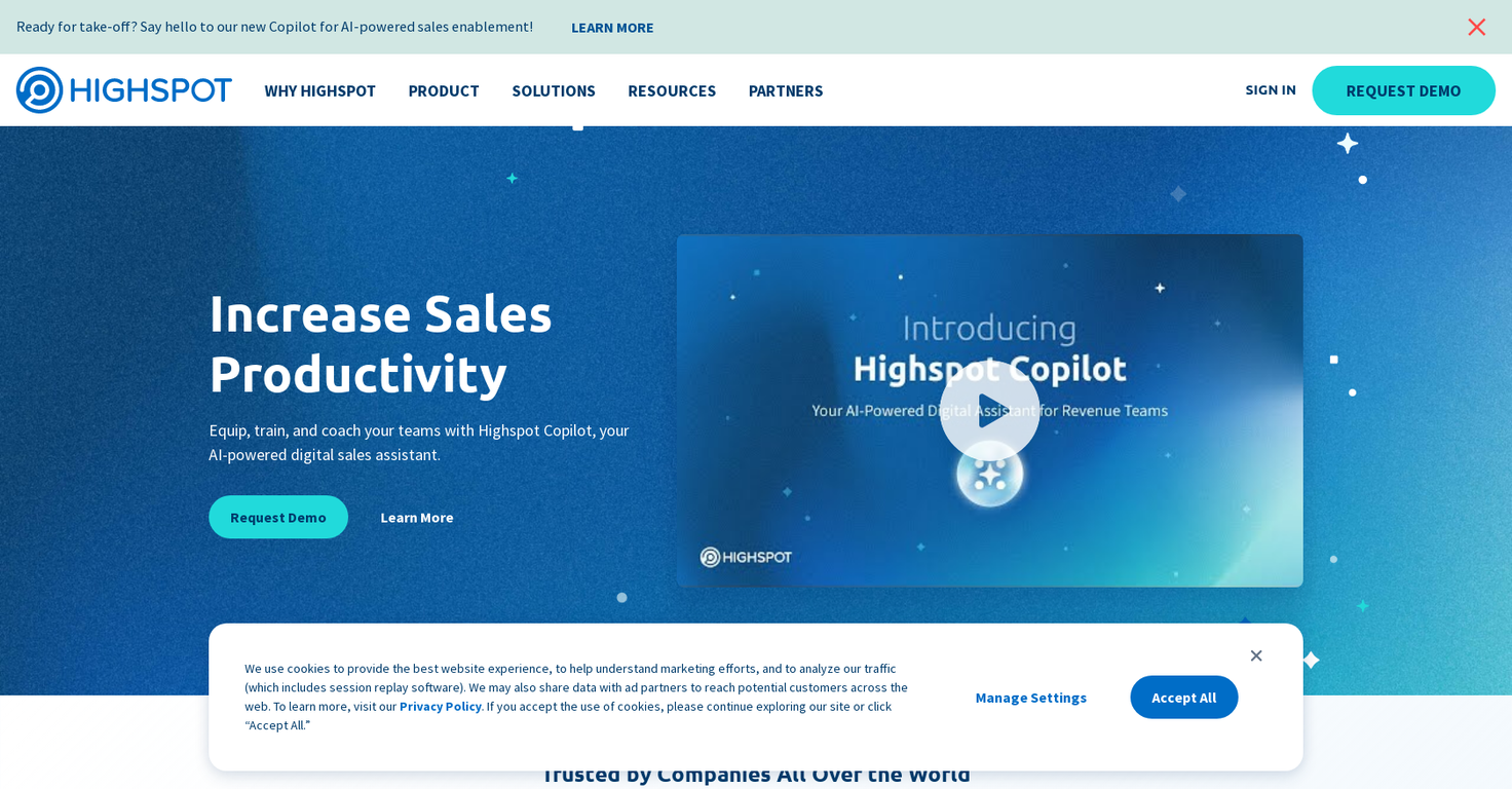 Highspot website