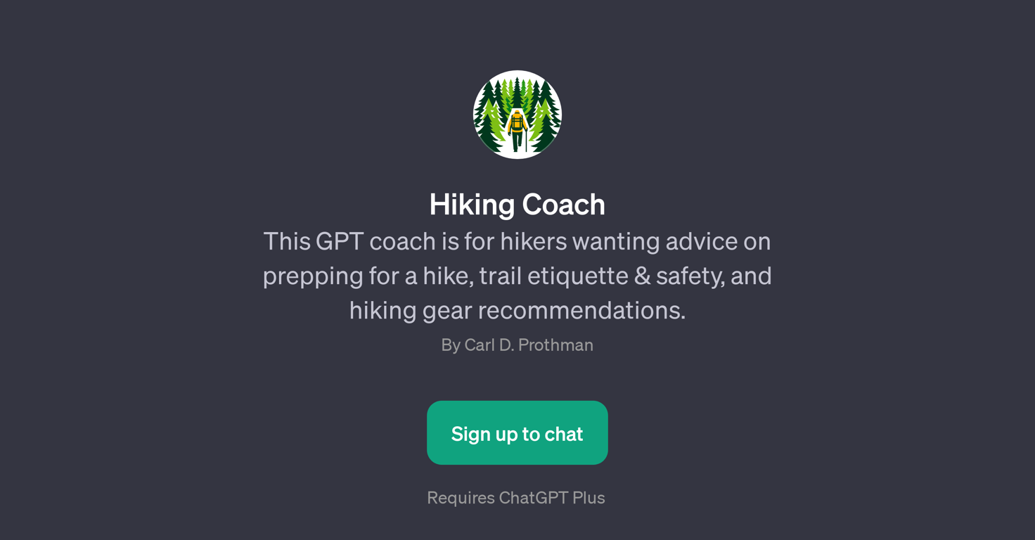 Hiking Coach website