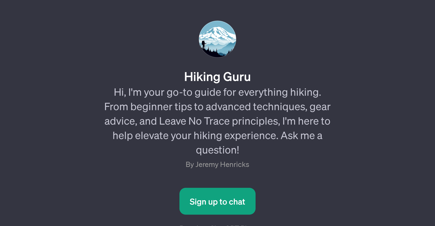 Hiking Guru website