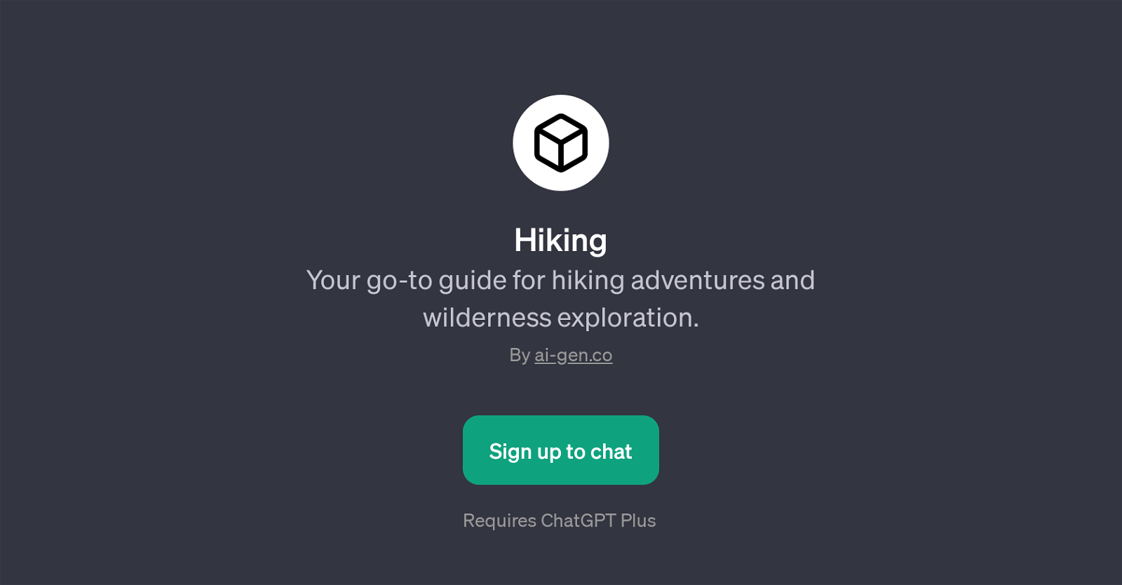 HikingPage website