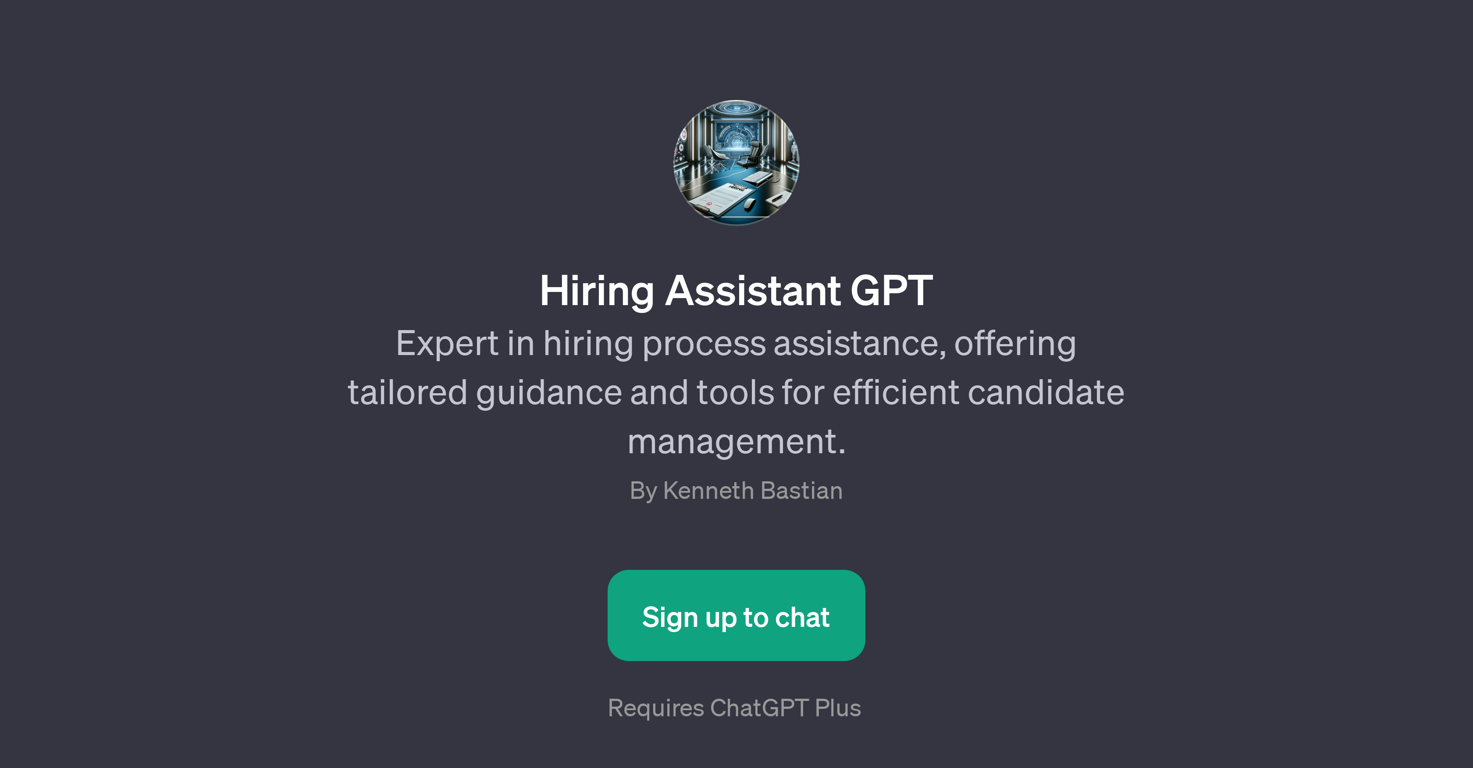Hiring Assistant GPT website