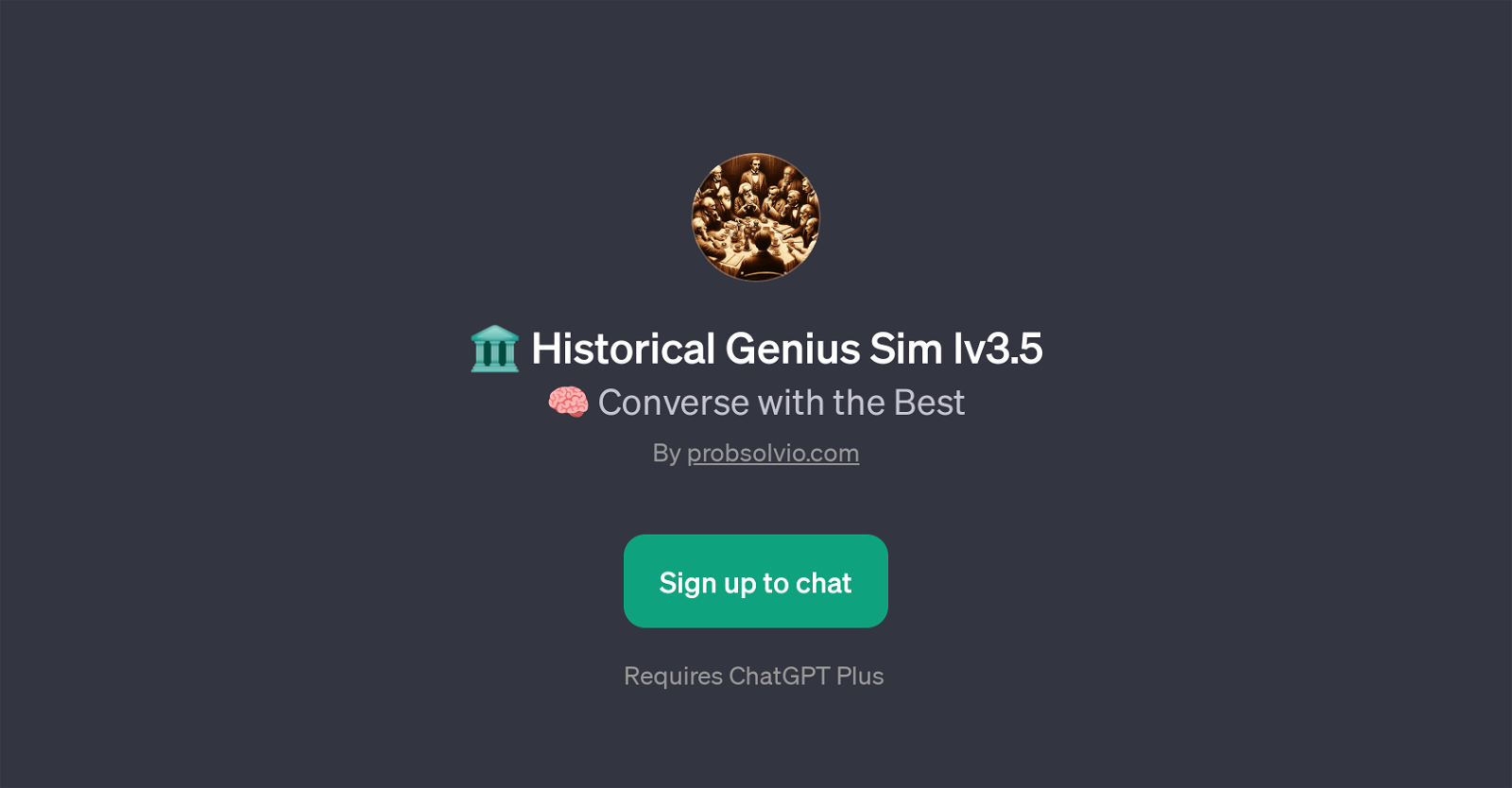 Historical Genius Sim lv3.5 website