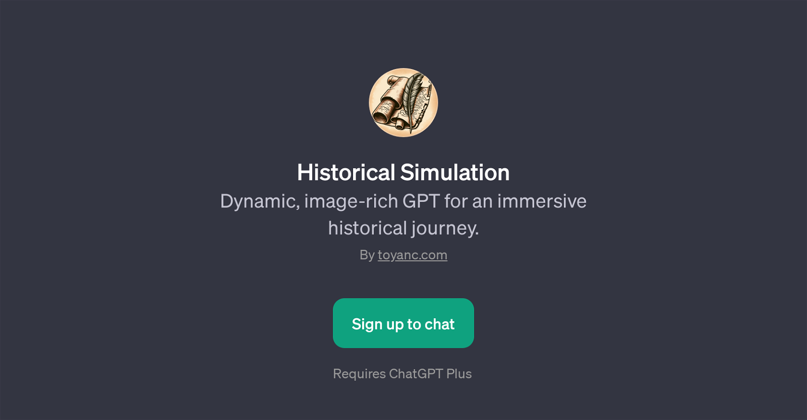 Historical Simulation website