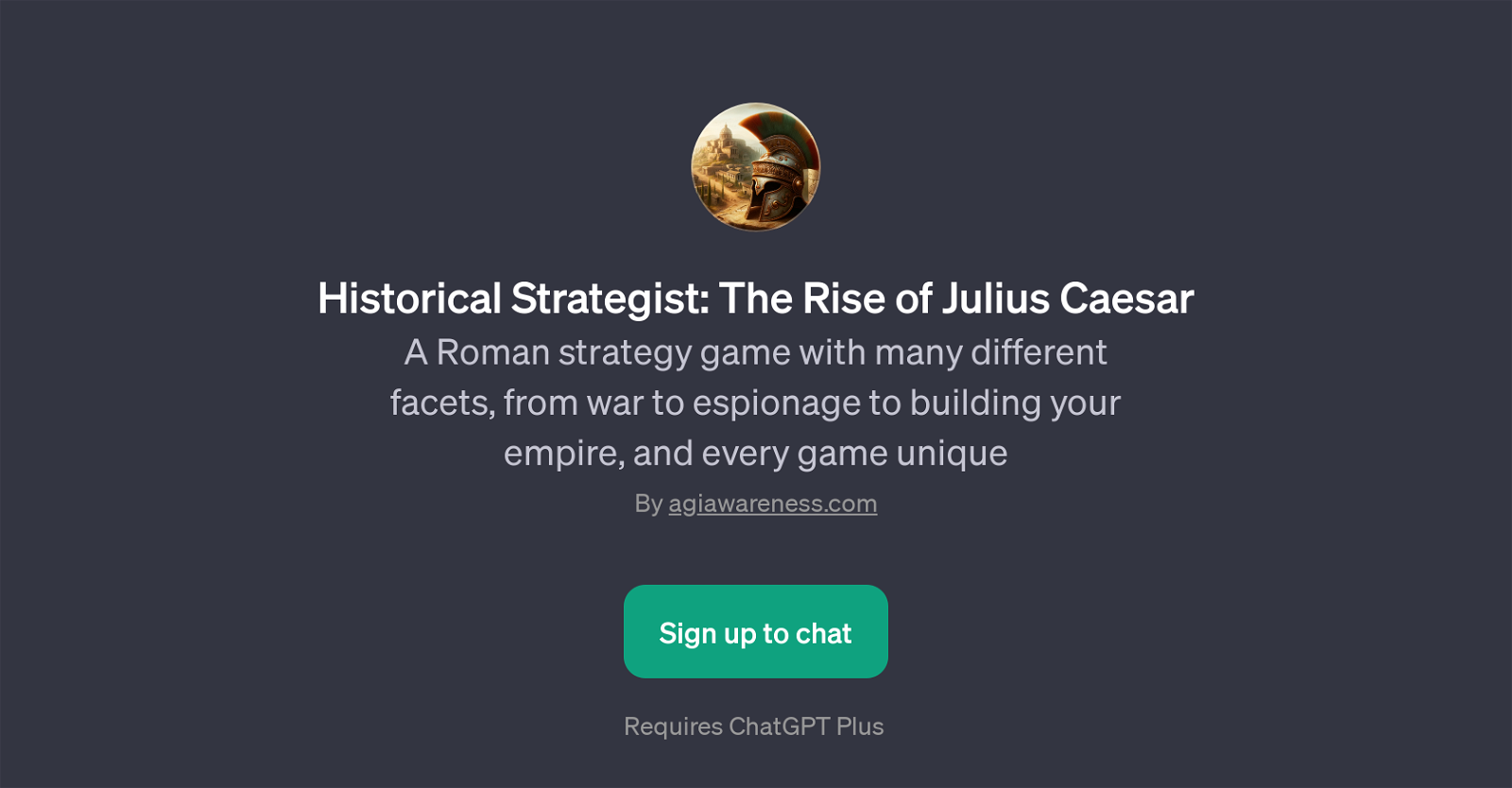 Historical Strategist: The Rise of Julius Caesar website