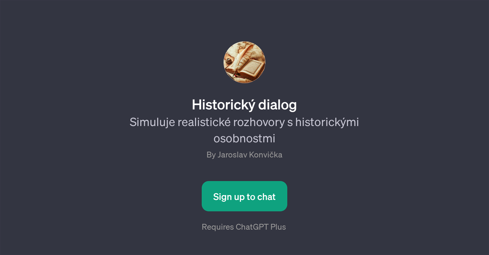 Historick dialog website