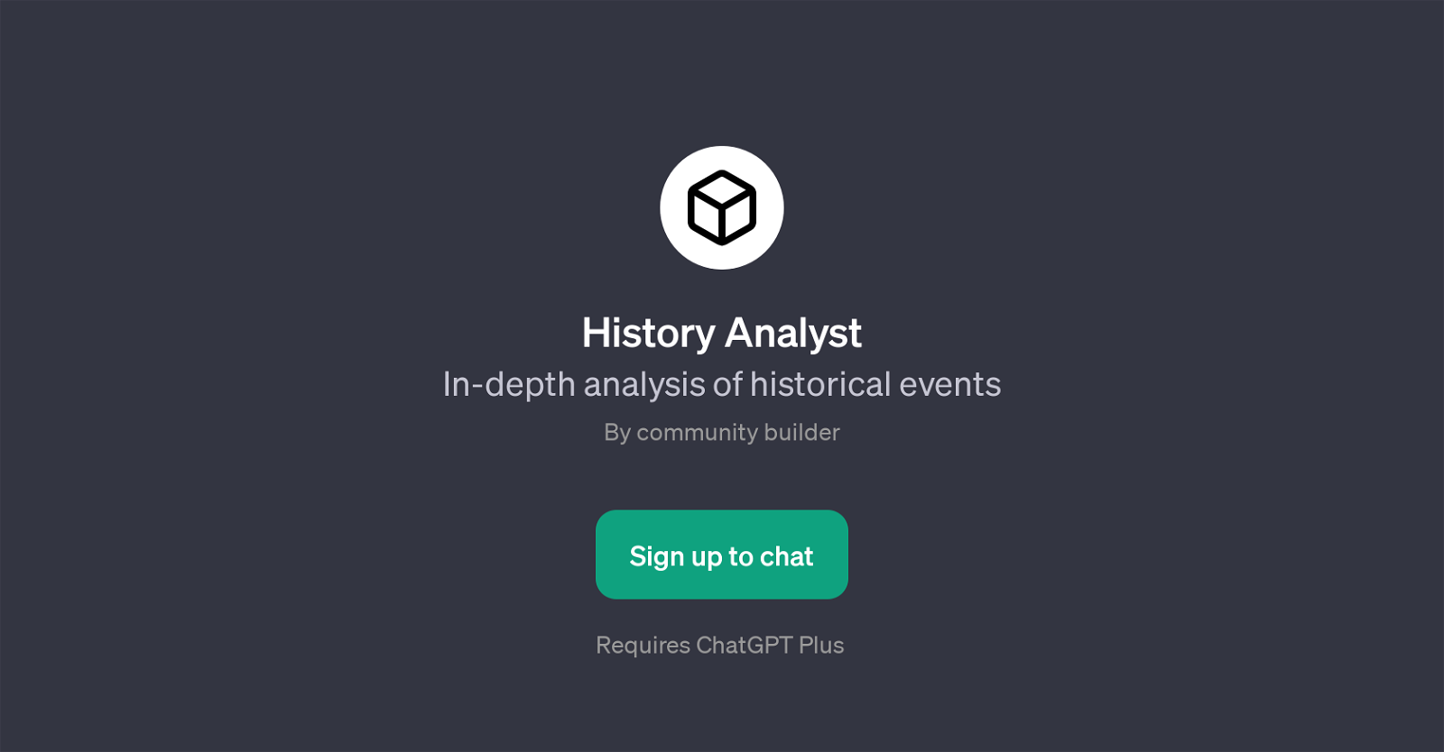 History Analyst website