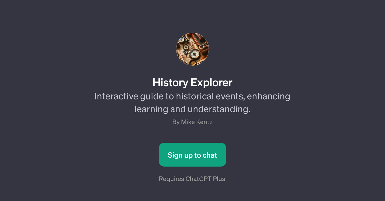 History Explorer website