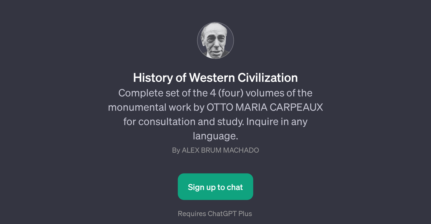 History of Western Civilization website