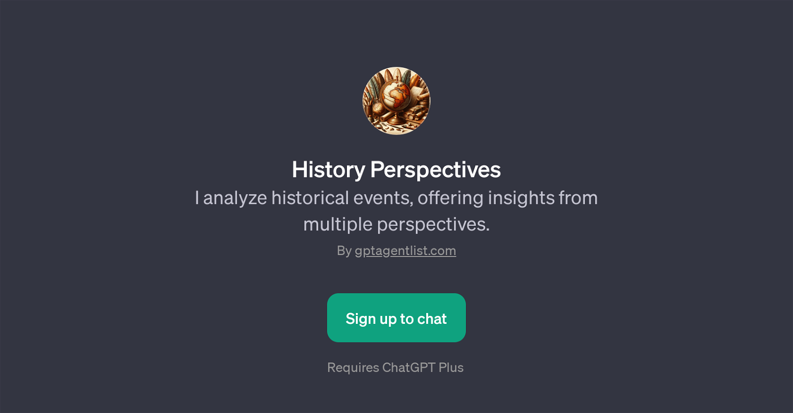 History Perspectives website