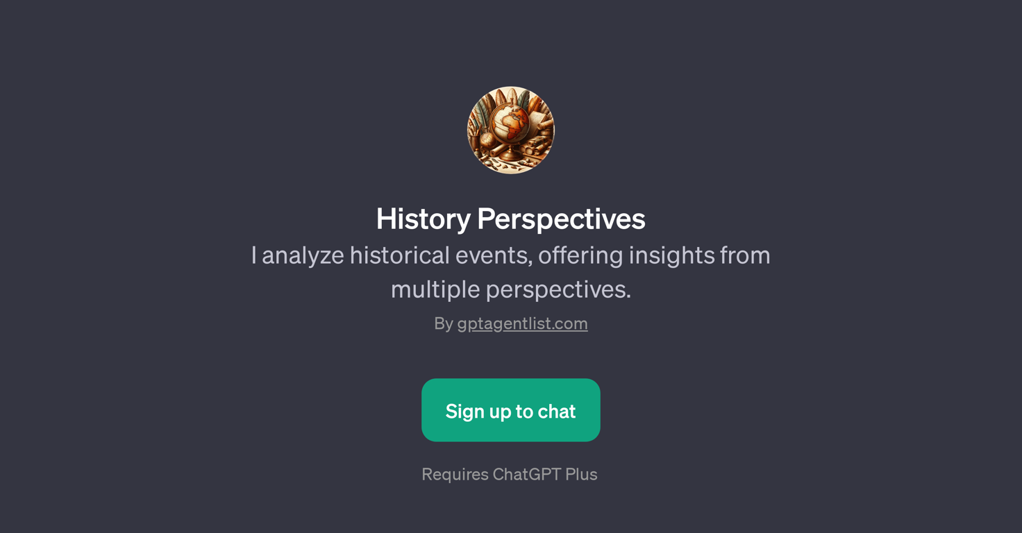 History Perspectives website