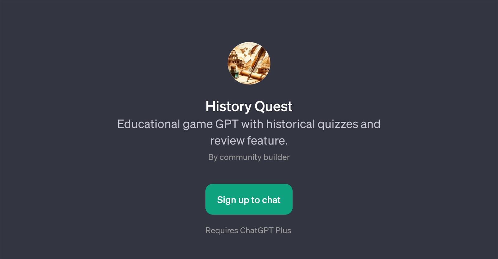 History Quest website