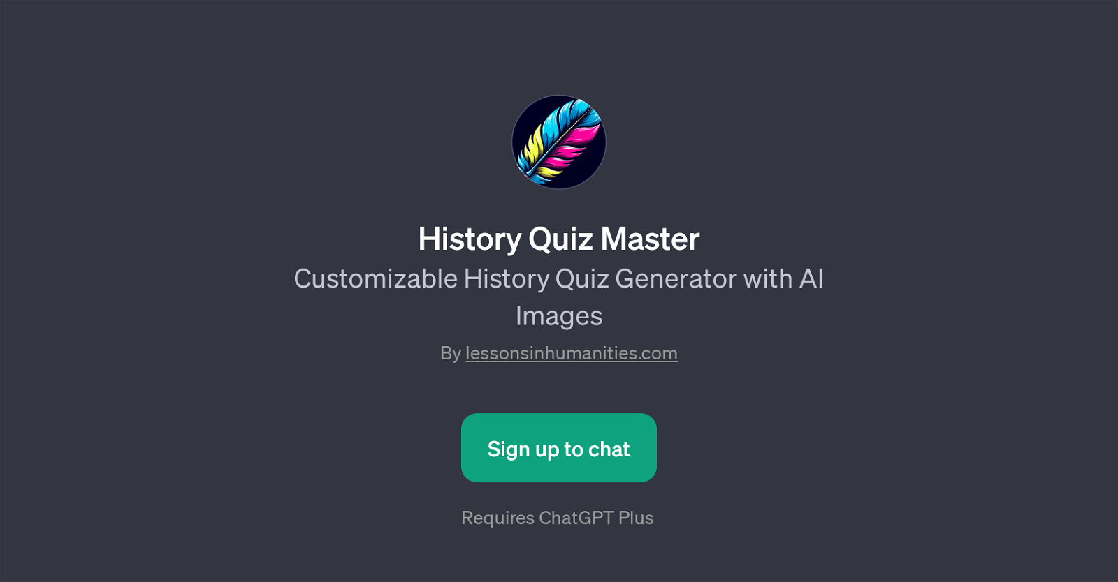 History Quiz Master website