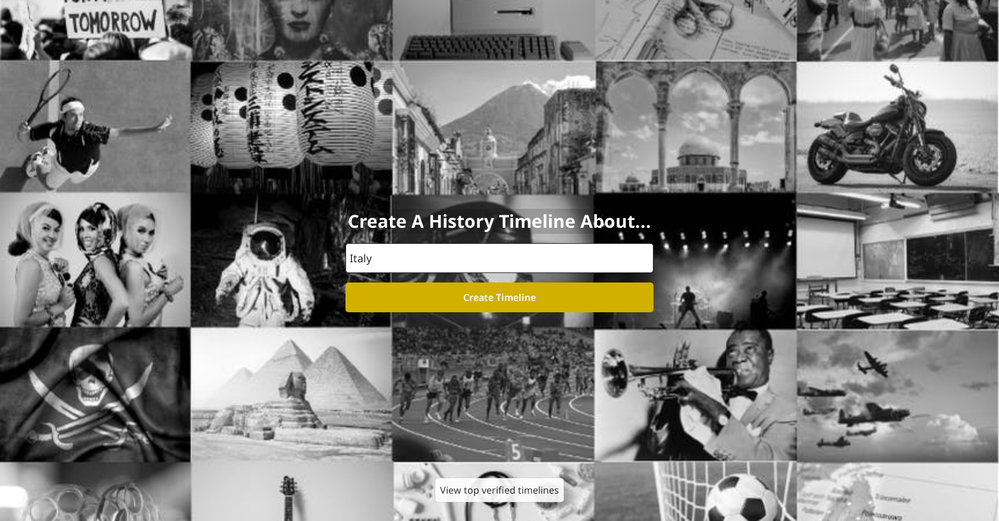 History Timelines website