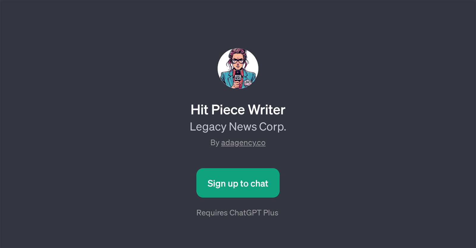 Hit Piece Writer website