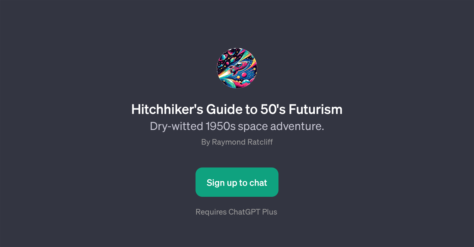 Hitchhiker's Guide to 50's Futurism website