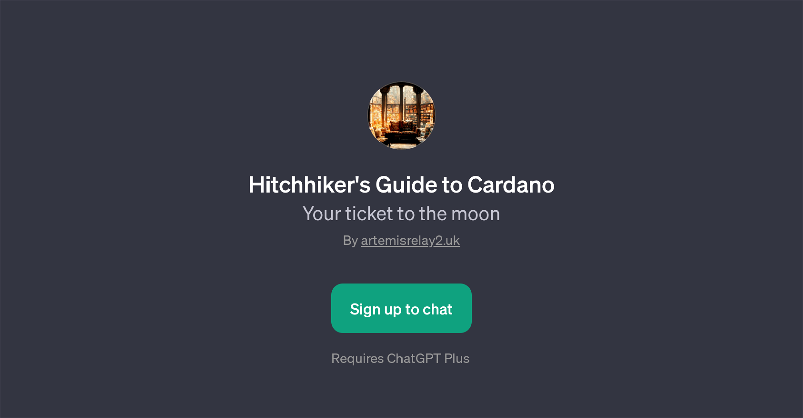 Hitchhiker's Guide to Cardano website