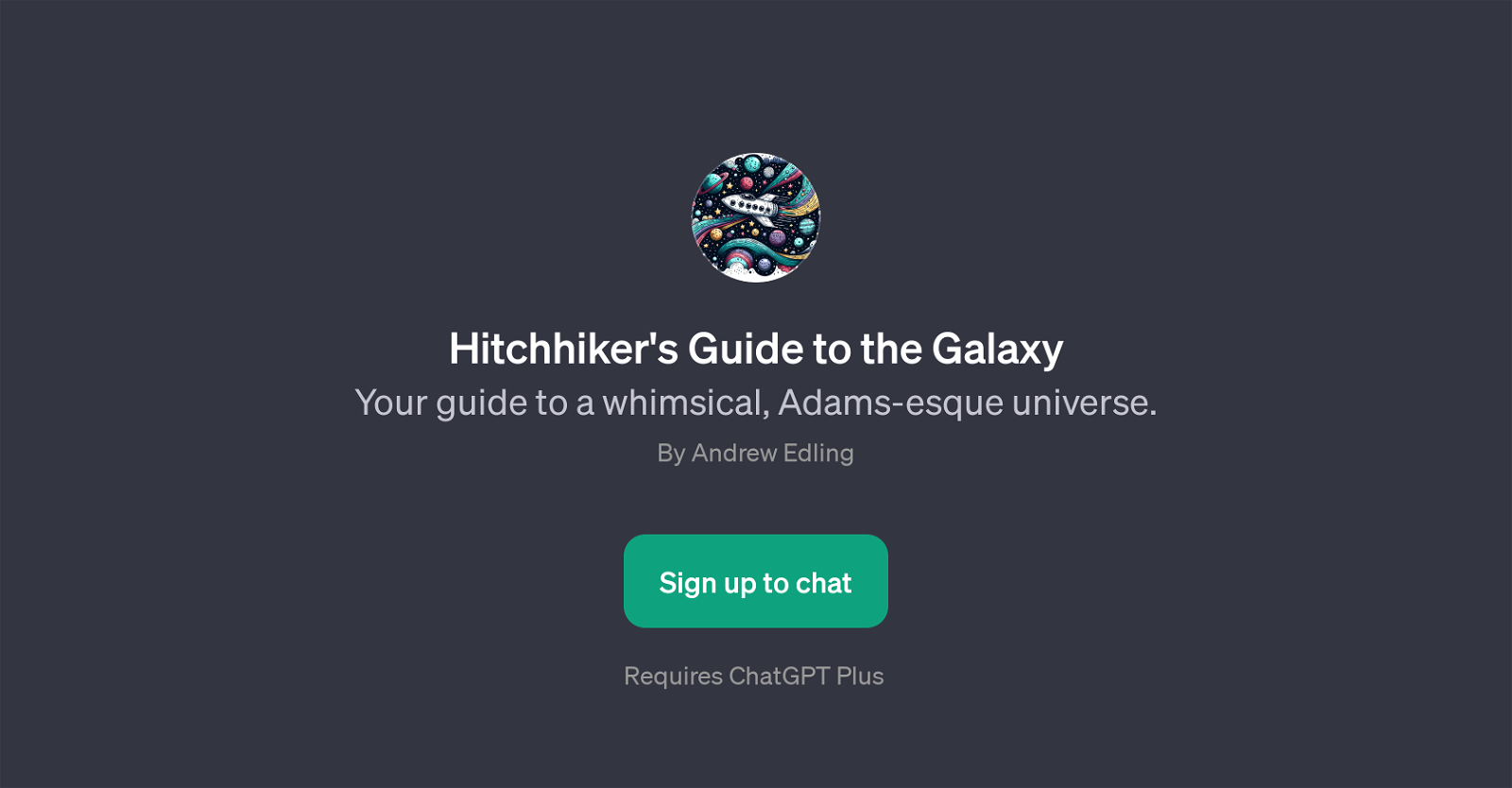 Hitchhiker's Guide to the Galaxy website