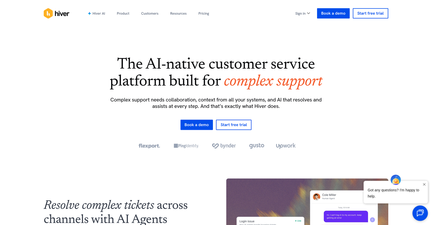 Hiver website