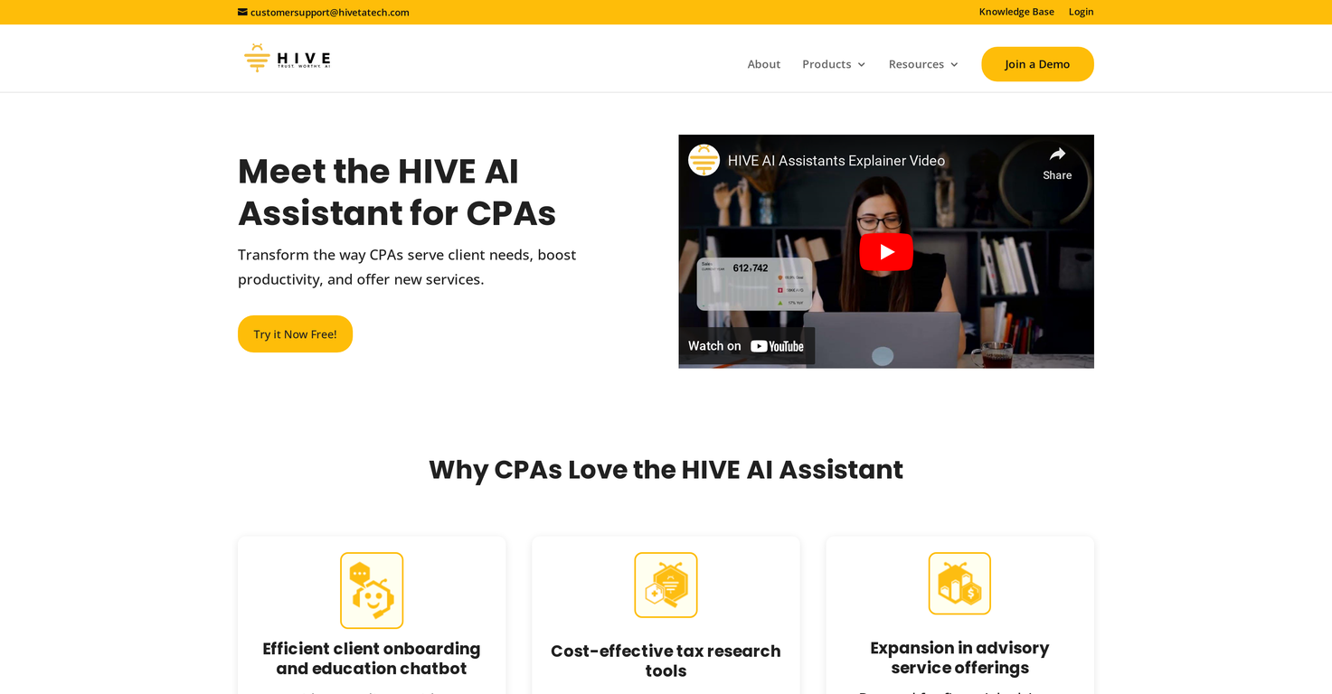 HiveTax website