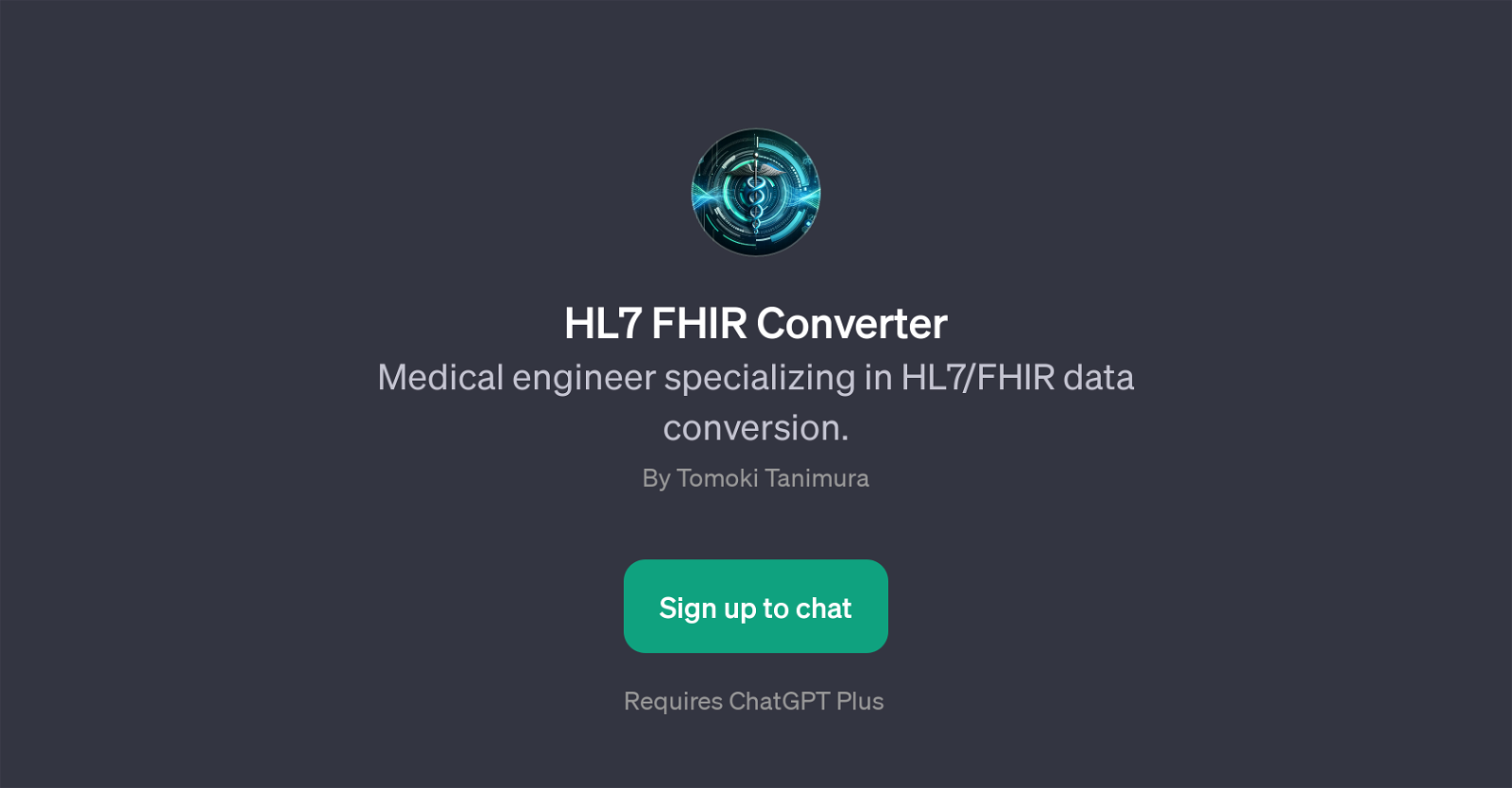 HL7 FHIR Converter website