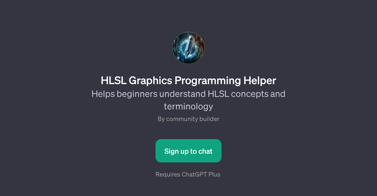 HLSL Graphics Programming Helper website