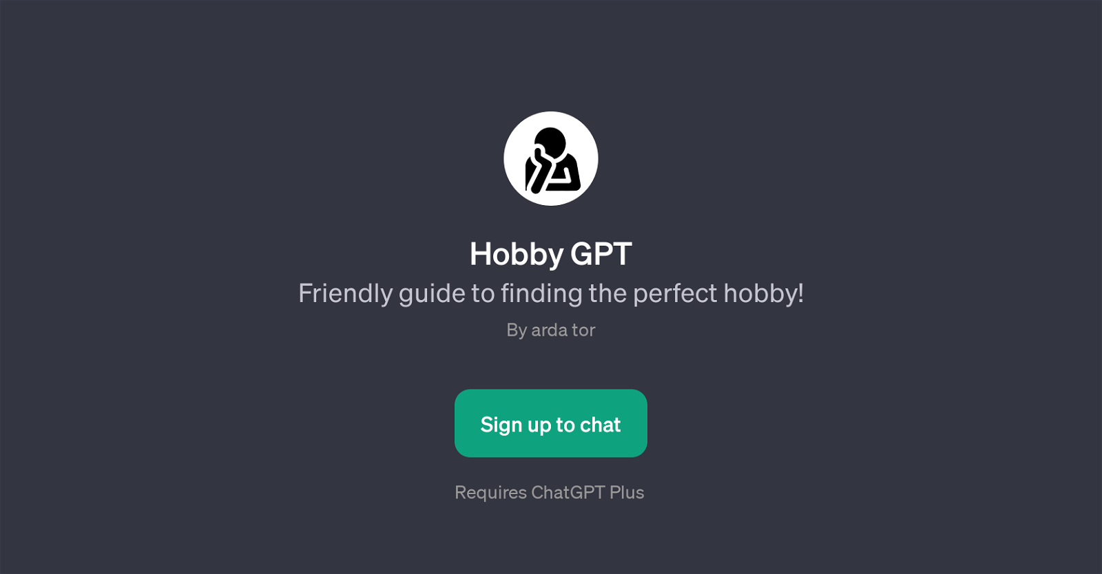 Hobby GPT website