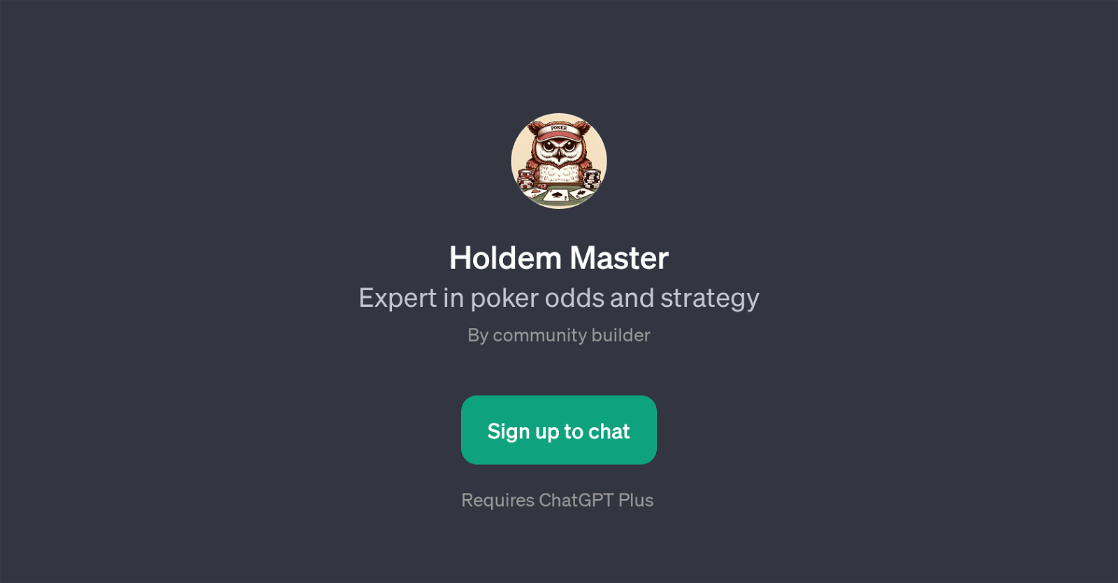Holdem Master website