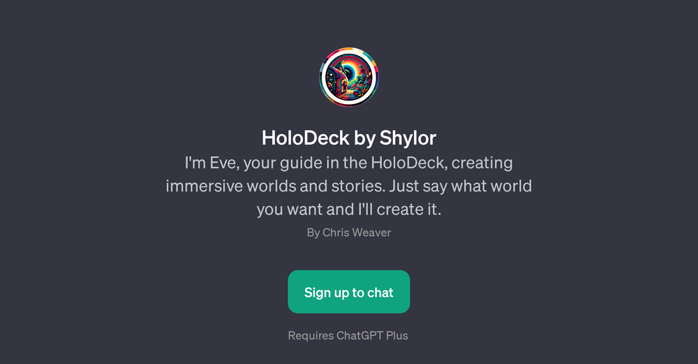 HoloDeck by Shylor website