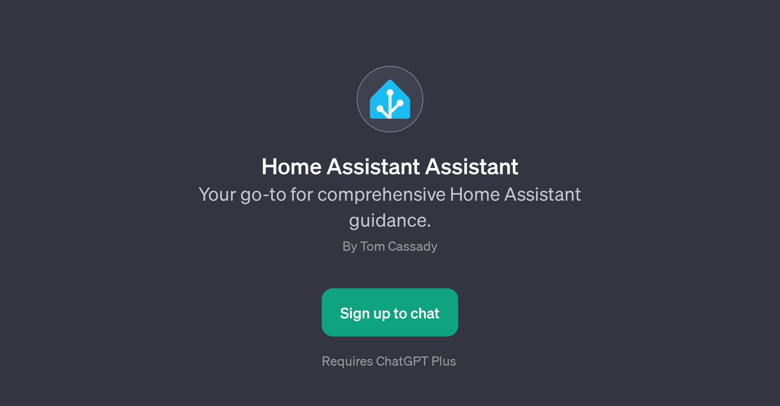 Home Assistant Assistant website