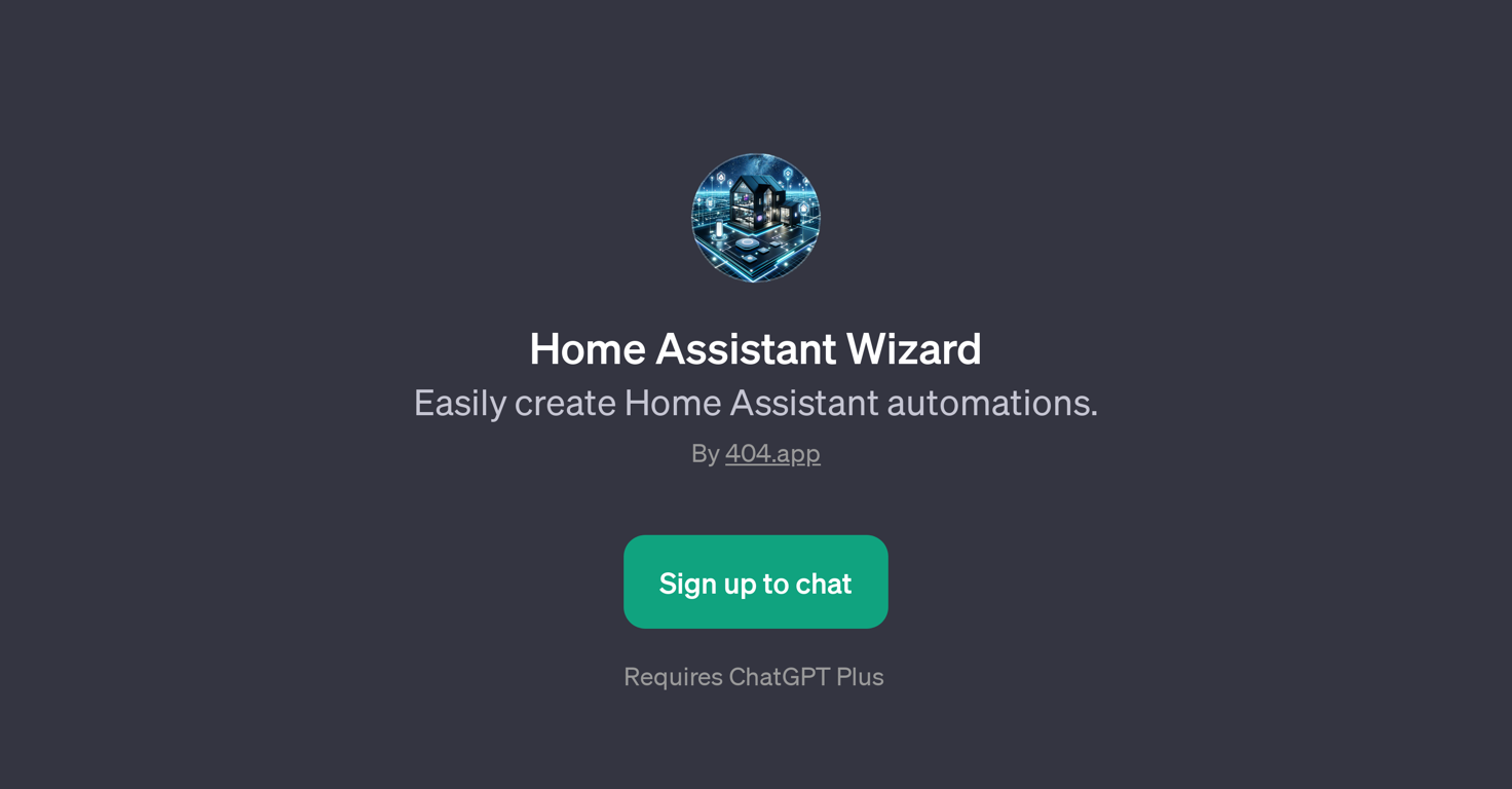 Home Assistant Wizard website