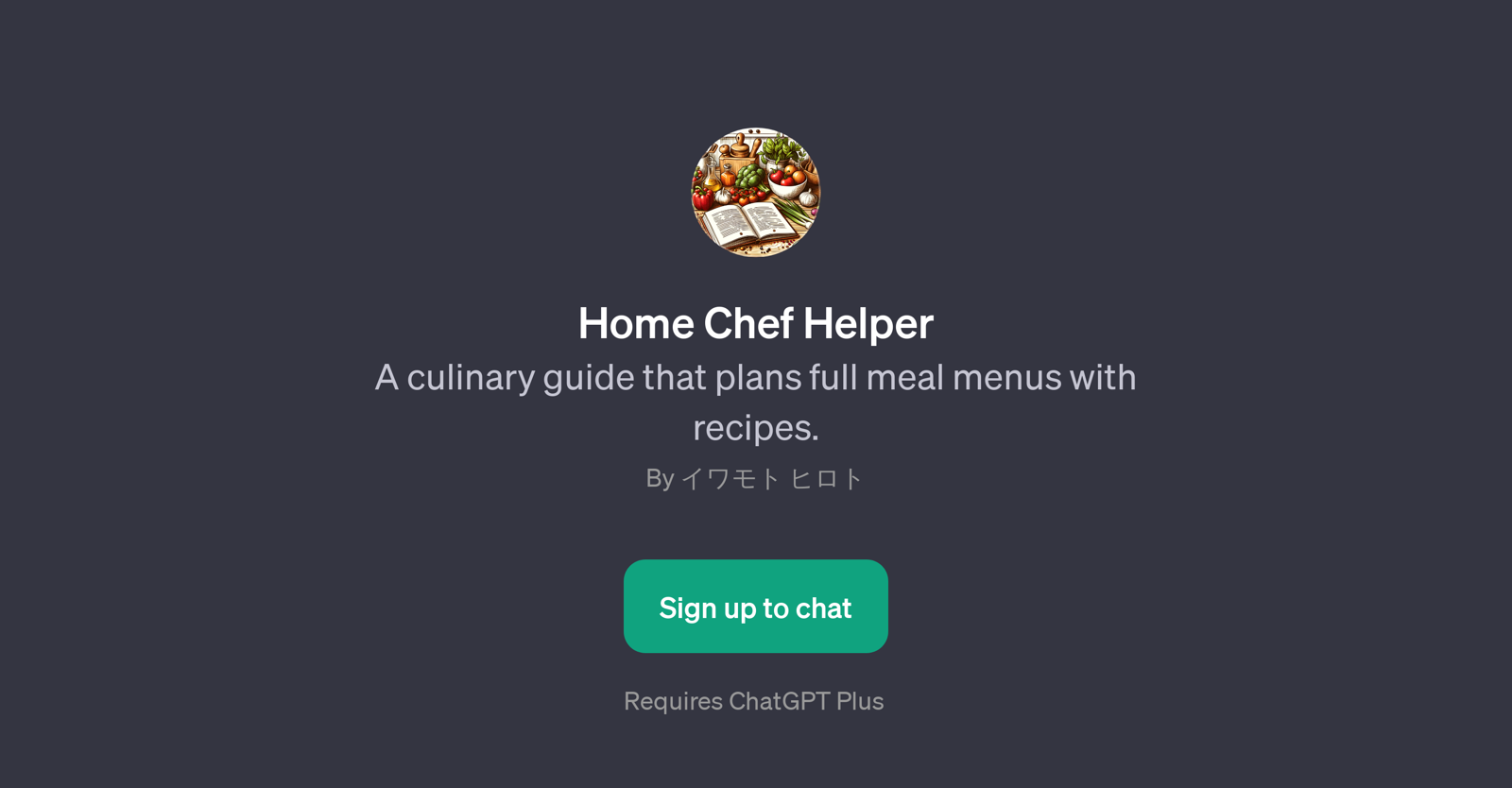 Home Chef Helper website